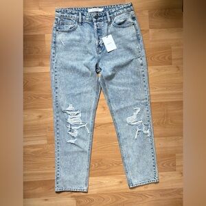 Hidden High Rise Bailey Boyfriend Distressed Light BlueWomen's Jeans